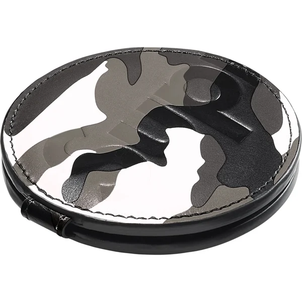 Supreme Leather Pocket Mirror - Snow Camo (front)