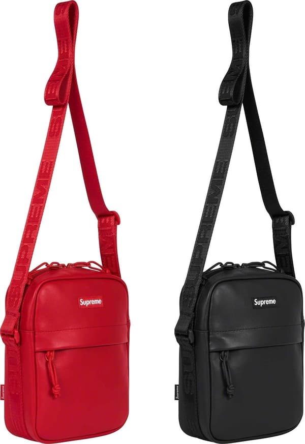 Supreme Leather Shoulder Bag - Product Image