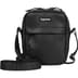 Supreme Leather Shoulder Bag - Black (front)