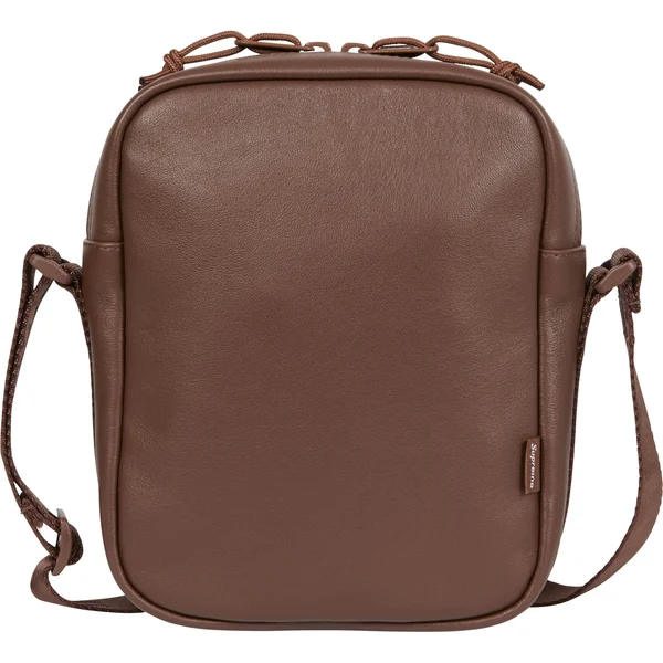 Supreme Leather Shoulder Bag - Brown (front)