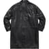 Supreme Leather Snake Trench Coat - Black (front)