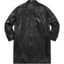 Supreme Leather Snake Trench Coat - Black (front)
