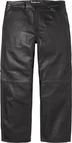 Supreme Leather Trouser - Black (front)
