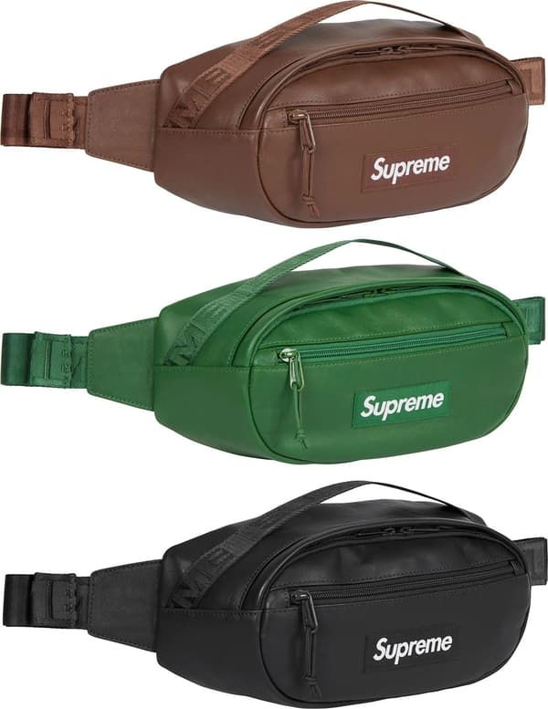 Supreme Leather Waist Bag - Product Image