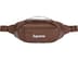 Supreme Leather Waist Bag - Brown (front)