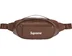 Supreme Leather Waist Bag - Brown (front)