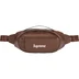Supreme Leather Waist Bag - Brown (front)