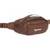Supreme Leather Waist Bag - Brown (front)