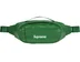 Supreme Leather Waist Bag - Green (front)