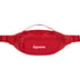 Supreme Leather Waist Bag - Red (front)