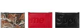 Supreme Leather Zip Card Holder