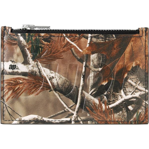 Supreme Leather Zip Card Holder - Realtree® AP Camo (front)