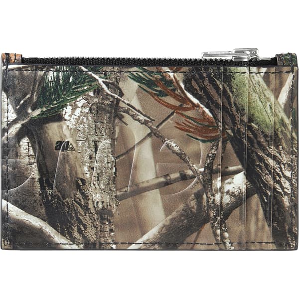 Supreme Leather Zip Card Holder - Realtree® AP Camo (front)