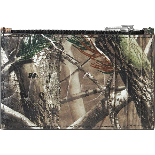 Supreme Leather Zip Card Holder - Realtree® AP Camo (front)