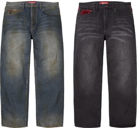 Supreme Leopard Faux Fur Loose Fit Jean