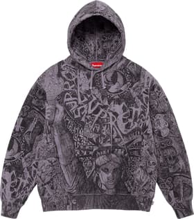 Supreme Liberty Hooded Sweatshirt Dusty Purple