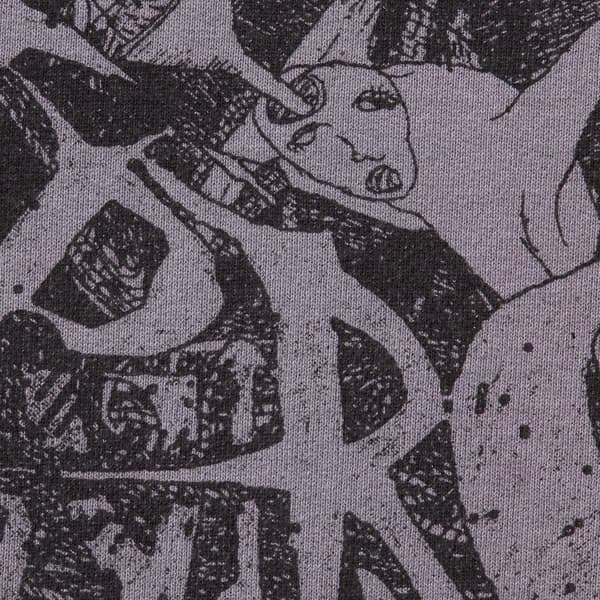 Supreme Liberty Hooded Sweatshirt - Dusty Purple (front)