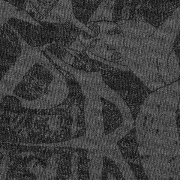 Supreme Liberty Hooded Sweatshirt - Washed Black (front)