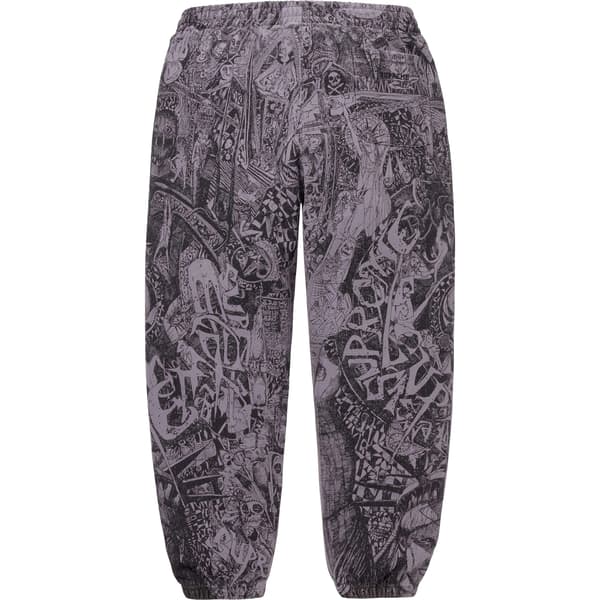 Supreme Liberty Sweatpant - Dusty Purple (front)