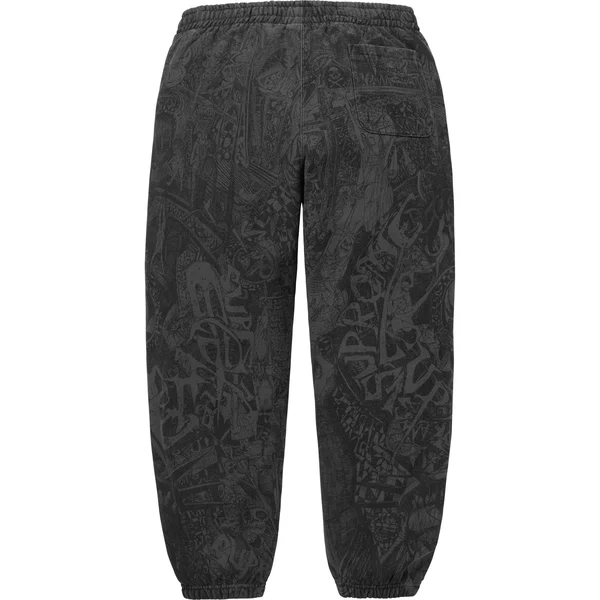 Supreme Liberty Sweatpant - Washed Black (front)