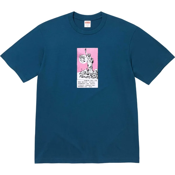 Supreme Liberty Tee - Indigo (front)