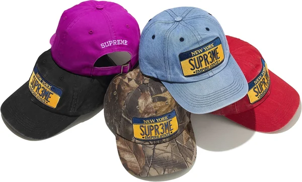 Supreme License Plate 6-Panel - Product Image