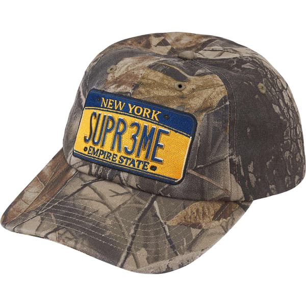 Supreme License Plate 6-Panel - Realtree® Hardwoods Camo (front)