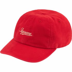Supreme Lightweight Moleskin 6-Panel Red