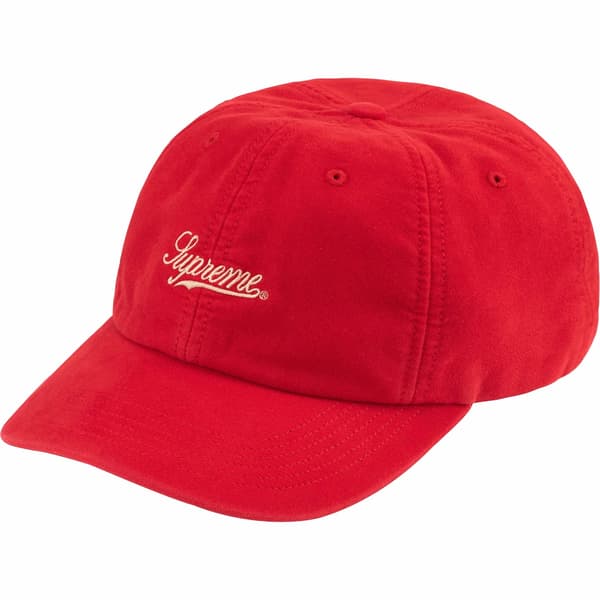 Supreme Lightweight Moleskin 6-Panel - Red (front)
