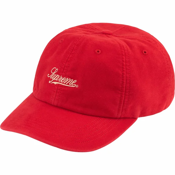 Supreme Lightweight Moleskin 6-Panel - Red (front)