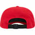 Supreme Lightweight Moleskin 6-Panel - Red (front)