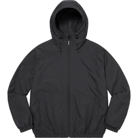 Supreme Lightweight Nylon Hooded Jacket Black