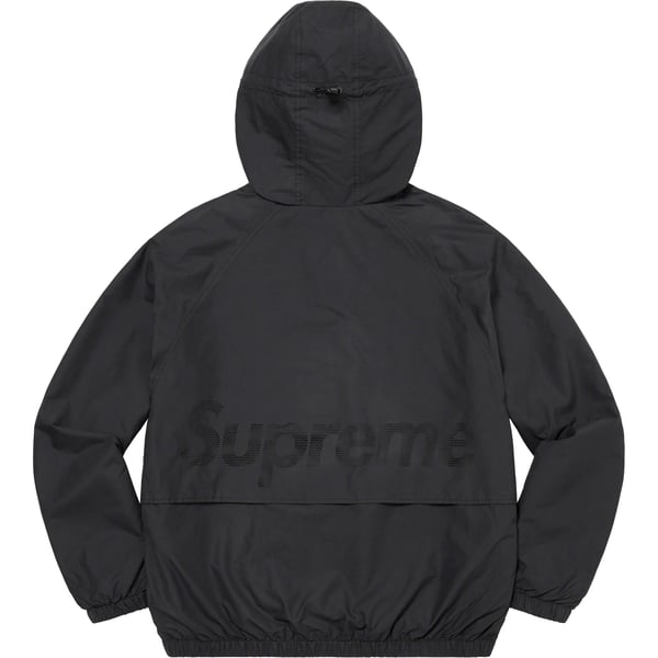 Supreme Lightweight Nylon Hooded Jacket - Black (front)