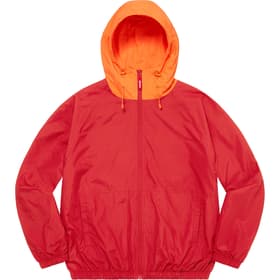 Supreme Lightweight Nylon Hooded Jacket Red