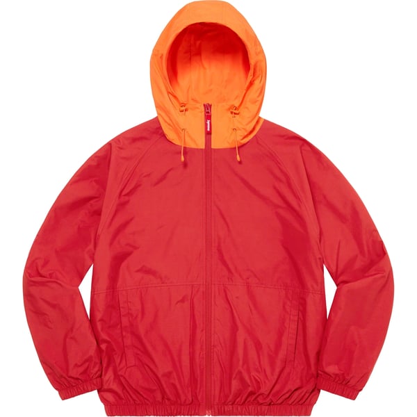 Supreme Lightweight Nylon Hooded Jacket - Red (front)