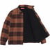 Supreme Lined Flannel Snap Shirt - Black (front)