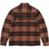 Supreme Lined Flannel Snap Shirt - Black (front)