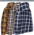 Supreme Lined Zip Up Hooded Flannel Shirt
