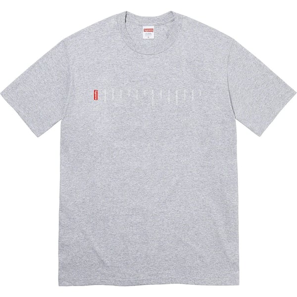 Supreme Location Tee - Heather Grey (front)