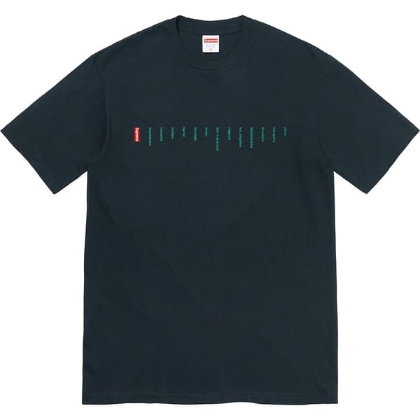 Supreme Location Tee - Navy (front)
