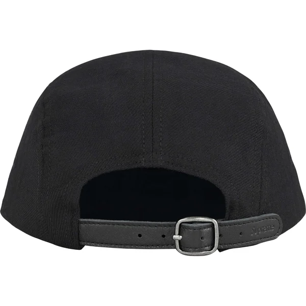 Supreme Lochcarron Camp Cap - Black (front)