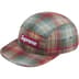 Supreme Lochcarron Camp Cap - Olive (front)