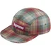 Supreme Lochcarron Camp Cap - Olive (front)