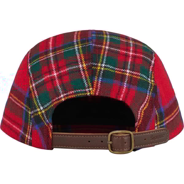 Supreme Lochcarron Camp Cap - Red Plaid (front)