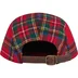 Supreme Lochcarron Camp Cap - Red Plaid (front)