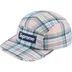 Supreme Lochcarron Camp Cap - Rose Plaid (front)