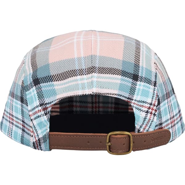 Supreme Lochcarron Camp Cap - Rose Plaid (front)