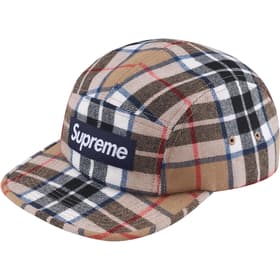 Supreme Lochcarron Camp Cap Tan Plaid