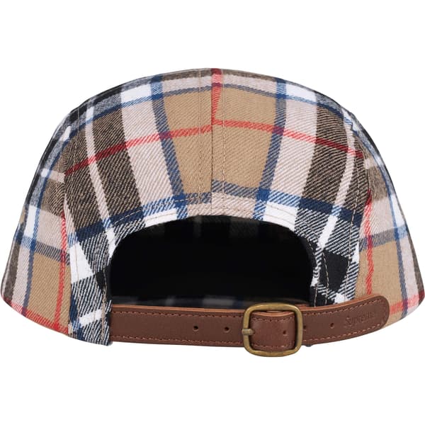 Supreme Lochcarron Camp Cap - Tan Plaid (front)
