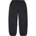 Supreme Logo Piping Track Pant - Black (front)